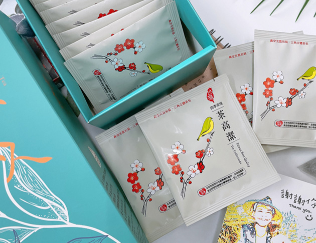 觀心園-飲茶人烏龍青茶三角立體茶包